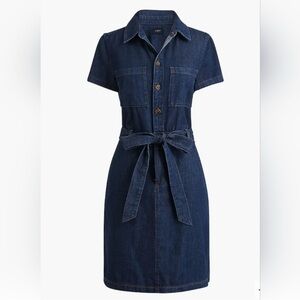 J. Crew Factory Denim Shirt Dress